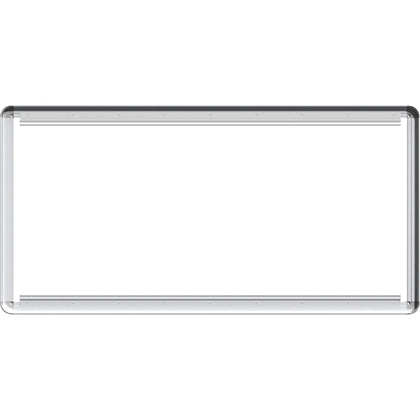 Lorell Whiteboard Mounting Frame: Silver Aluminum - 1 Each - Board & Easel Accessories
