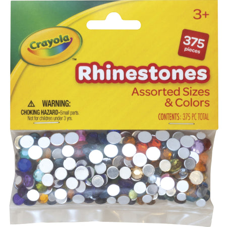 Creativity Street Creativity Street Rhinestones Assortment - Multicolor - Plastic - 375 / Bag