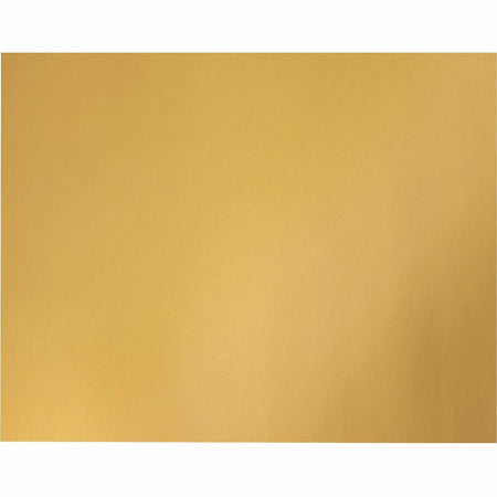UCreate Metallic Poster Board - Classroom, Poster, Mounting, Project - Yellow - 25 / Carton