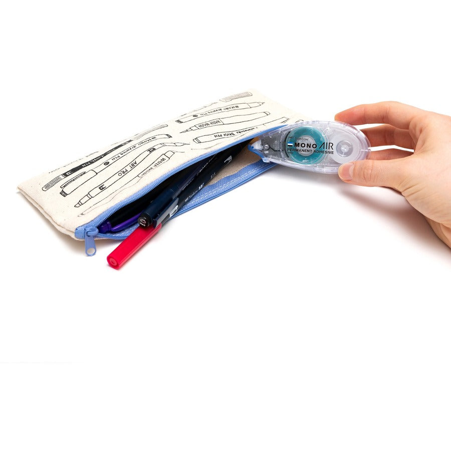 Tombow Refill 2-Pack, MONO Air Touch Adhesive - 17.50 yd Length x 0.33" Width - White - 2 / Pack