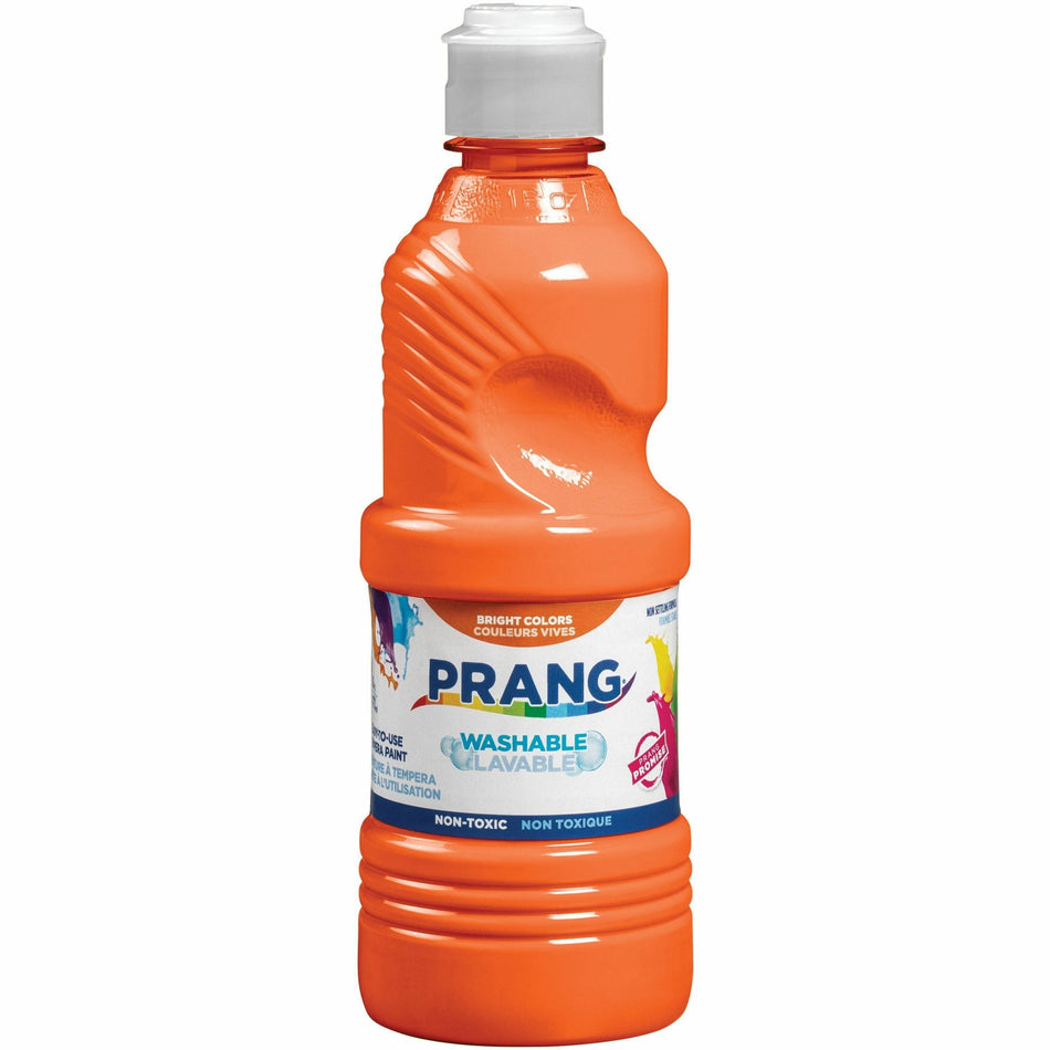 Prang Washable Tempera Paint - 1 Color(s) - Orange - 16 fl oz - Washable - 1 Each
