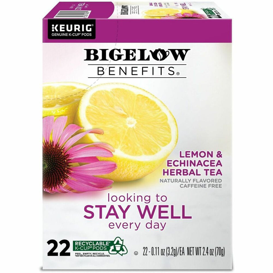 Bigelow® Tea Herbal Tea K-Cup - Herbal Tea - 22 K-Cup - 22 / Pack