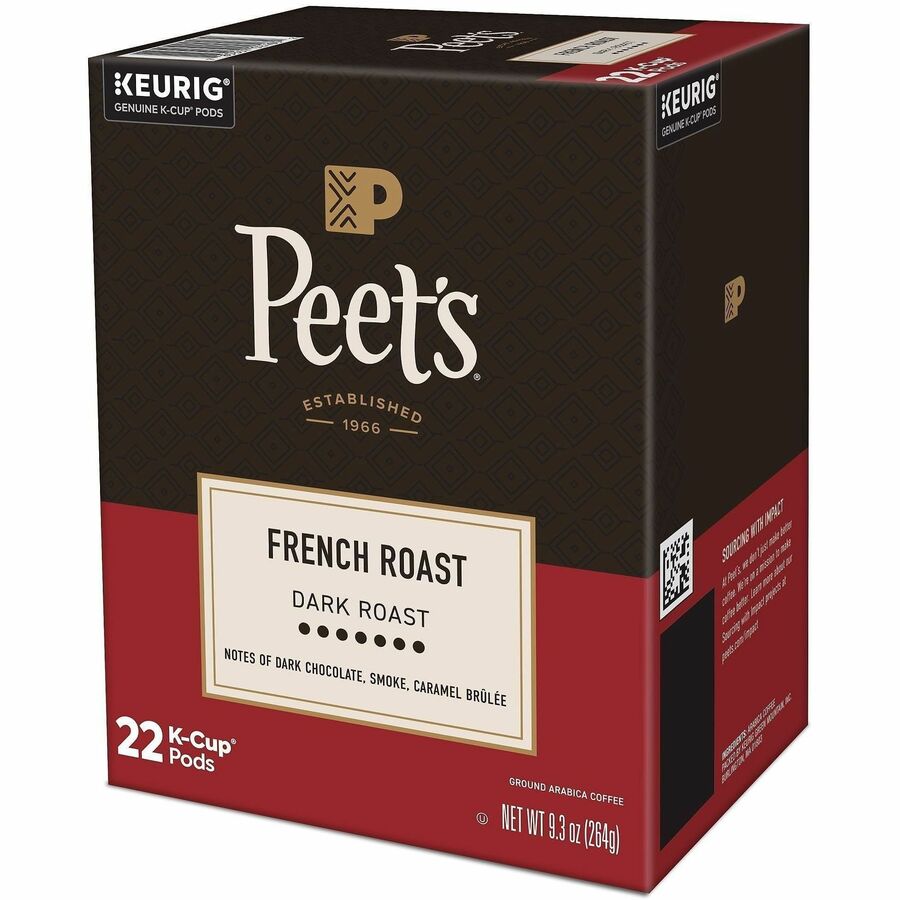 Peet's K-Cup French Roast Coffee - Left