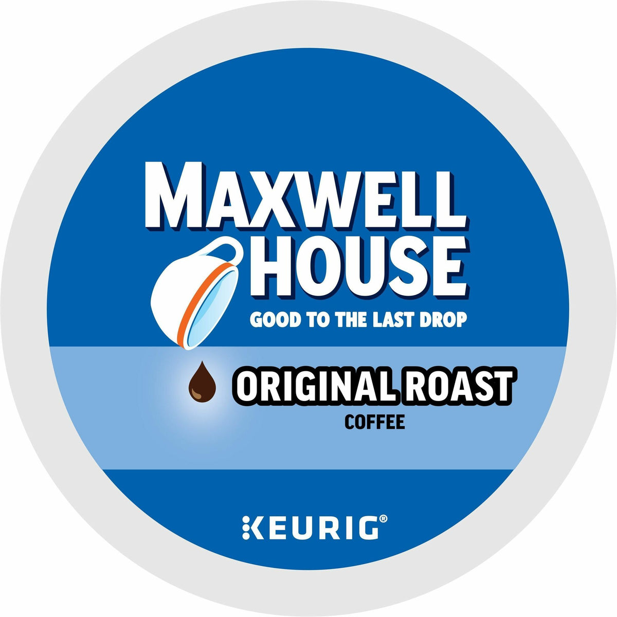 Maxwell House K-Cup Original Roast Coffee - Compatible with Keurig Brewer - Medium - K-Cup - 24 / Box