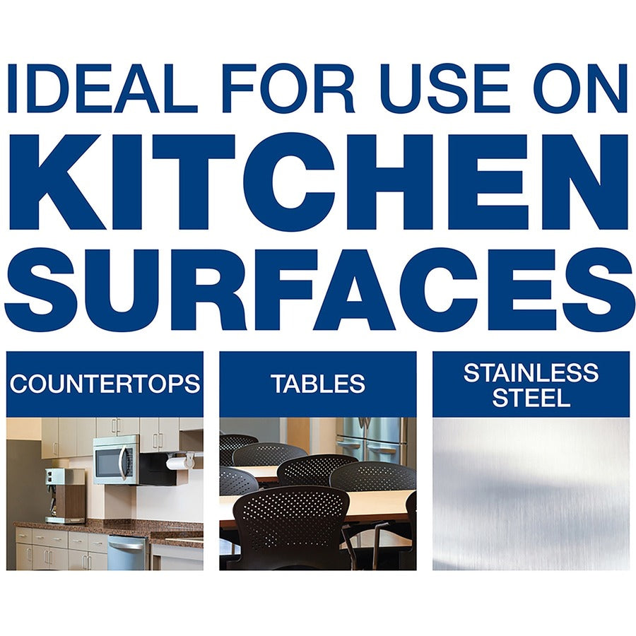 Spic and Span 3-in-1 Cleaner - 32 fl oz (1 quart) - Fresh Scent - Disinfectant, Streak-free - Blue - 6 / Carton