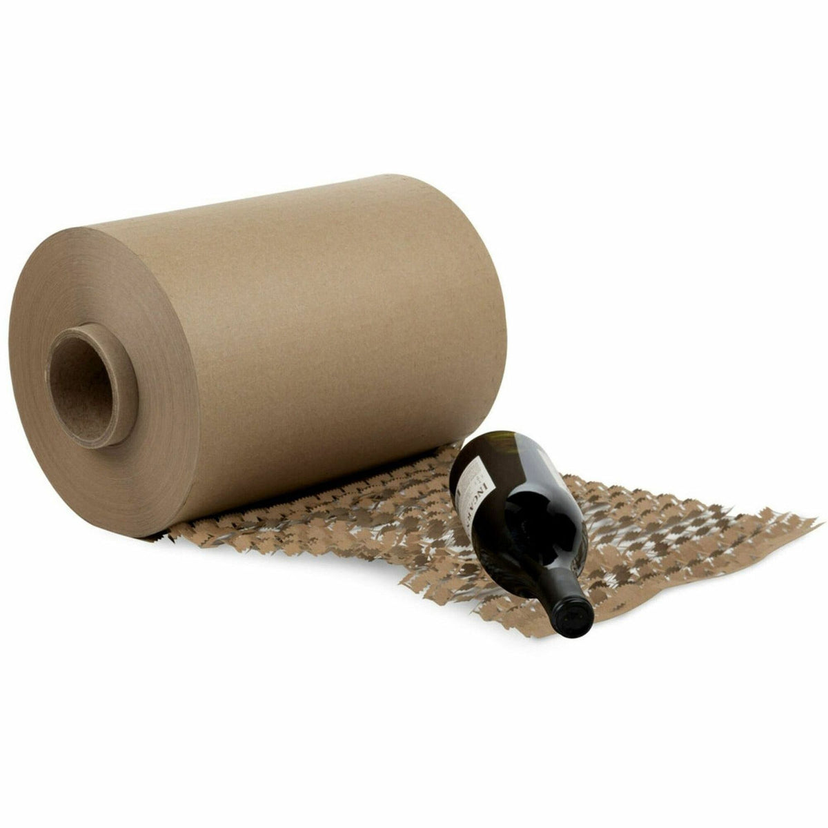 Scotch Cushion Lock Protective Wrap - 12" Width x 1000 ft Length - Recyclable, Easy Tear - Brown - 1 Roll