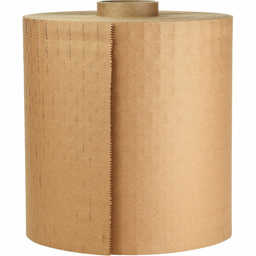Scotch Cushion Lock Protective Wrap - 12" Width x 1000 ft Length - Recyclable, Easy Tear - Brown - 1 Roll