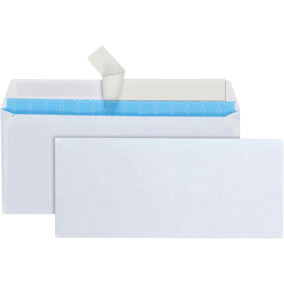 Quality Park No. 10 Treated Security Envelopes with Redi-Strip® Self-Sealing Closure - Business - #10 - 4 1/8" Width x 9 1/2" Length - 24 lb - Peel & Seal - White - 500 / Box