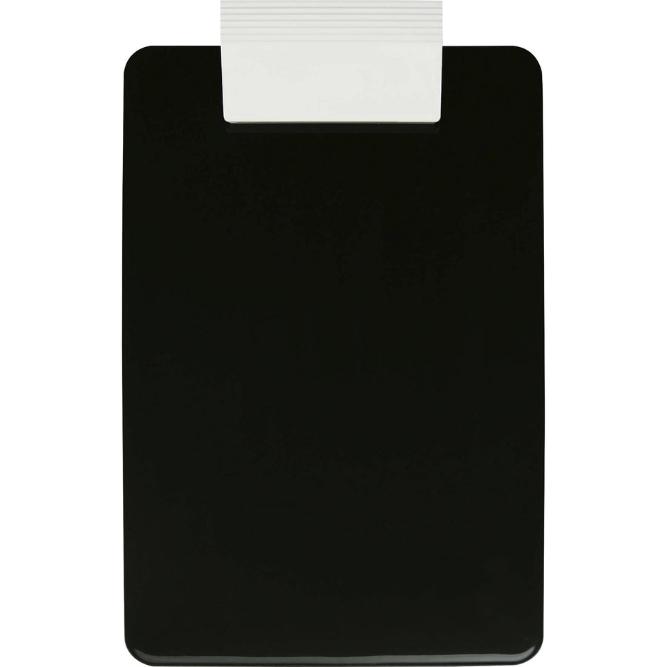 Saunders Antimicrobial Clipboard - 8 1/2" x 11" Sheet Size - Black, White - 1 Each