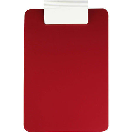 Saunders Antimicrobial Clipboard - 8 1/2" x 11" Sheet Size - Red, White - 1 Each