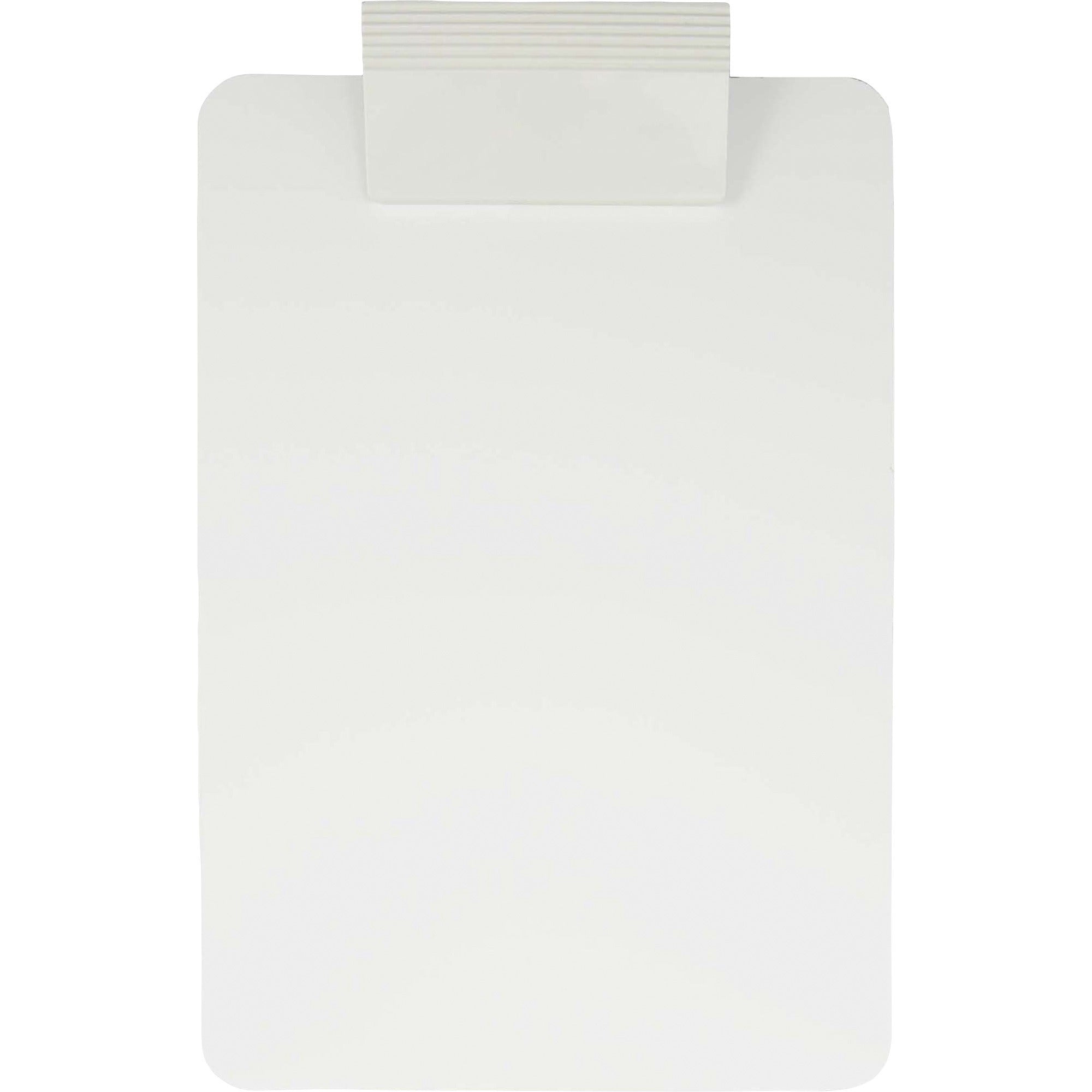 Saunders Antimicrobial Clipboard - 8 1/2" x 11" Sheet Size - White - 1 Each