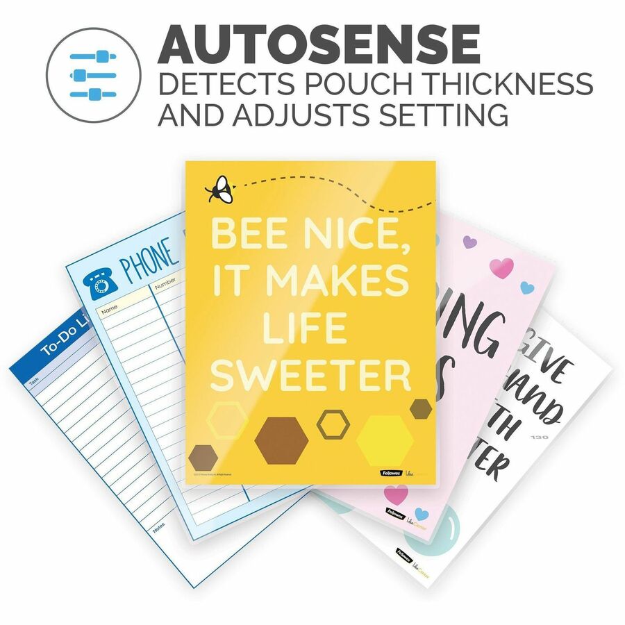 Fellowes Jupiter 125 Laminator - Pouch - 10 mil Lamination Thickness - 21.3" Width x 8.2" Depth