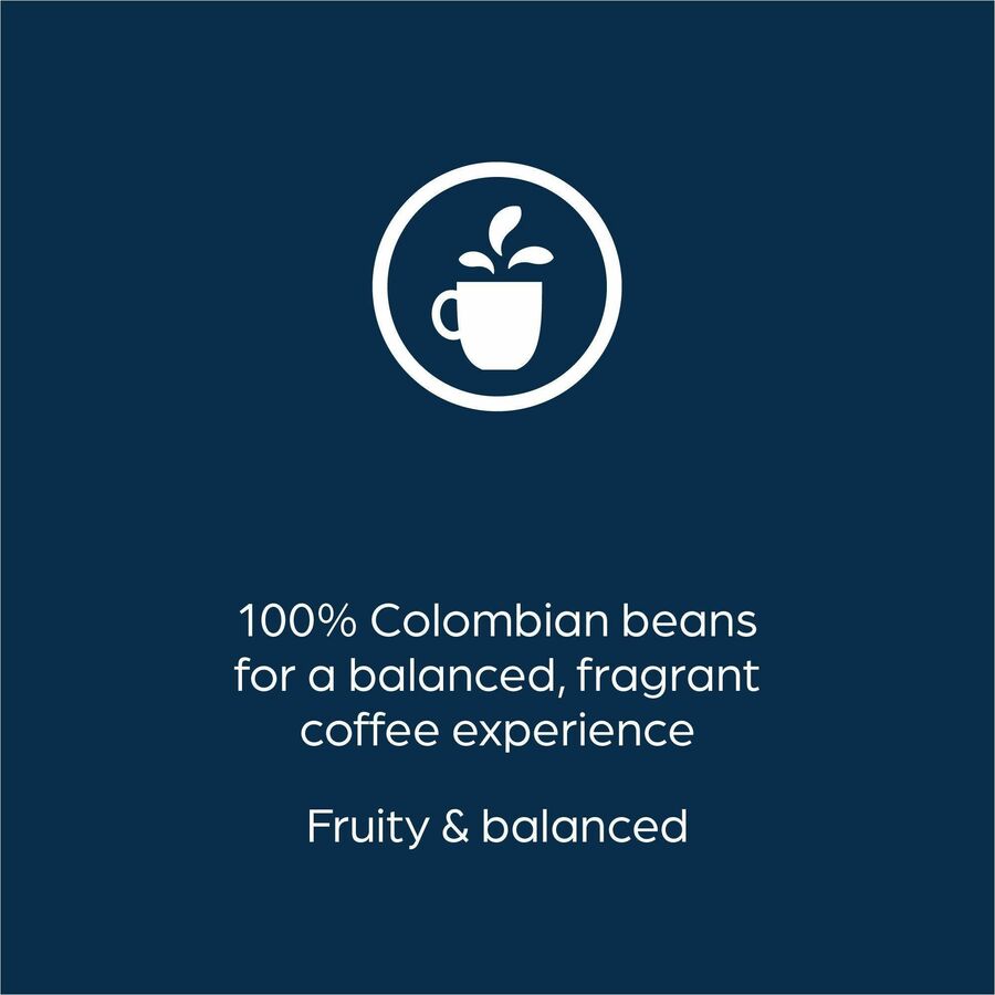 Alterra Freshpack Colombia Coffee - Compatible with Flavia Aroma, Flavia Barista, FLAVIA Creation 600, Flavia Creation 500, Flavia Creation 200, Flavia Creation 150, Flavia Creation 300 - Medium - Freshpack - 100 / Carton