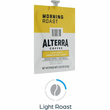 Alterra Freshpack Morning Roast Coffee - Light & Smooth - 100/Carton