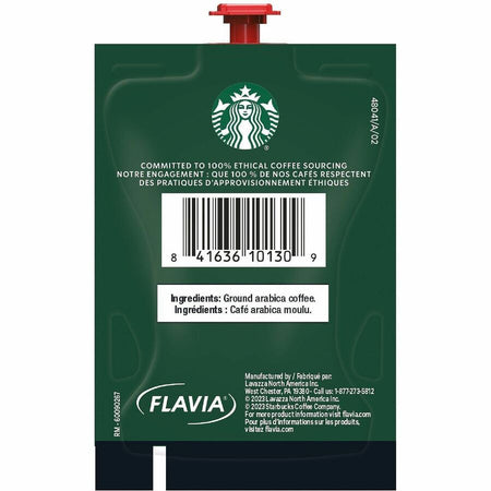 Flavia Freshpack Starbucks Espresso Dark Roast Coffee - Rear