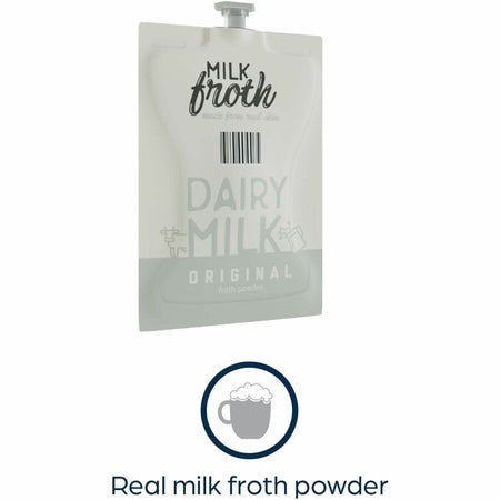 Flavia Freshpack Real Milk Froth Powder - Premium Frothing for Brewers - Coffee