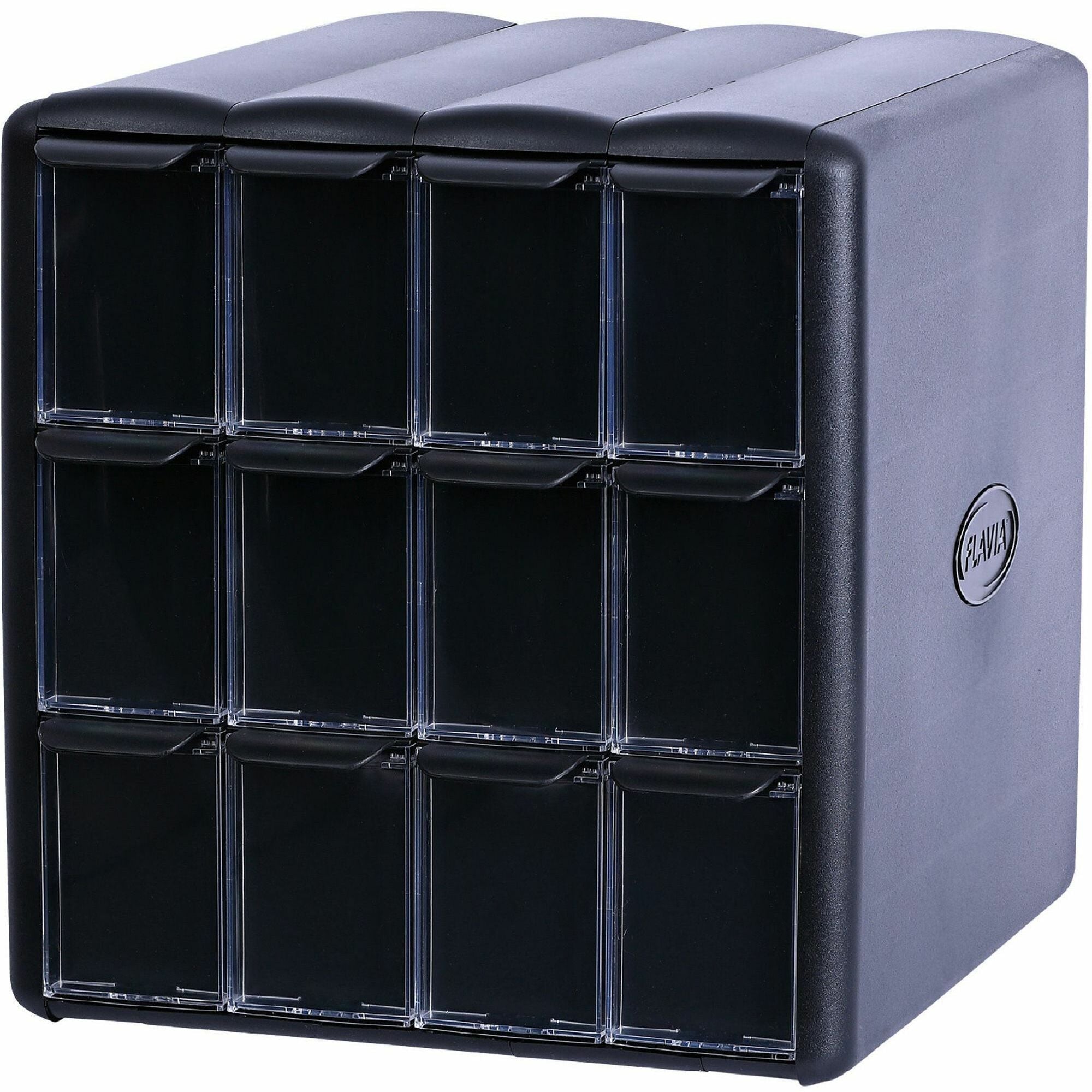 Flavia 4-Column Merchandiser - 480 - Horizontal20.50" Depth - Black - 1 Each