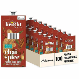 Flavia Bright Tea Co. Chai Spice Tea Herbal Tea Freshpack - 1500