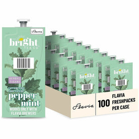 Flavia Bright Tea Co. Peppermint Herbal Tea Herbal Tea Freshpack - 1500