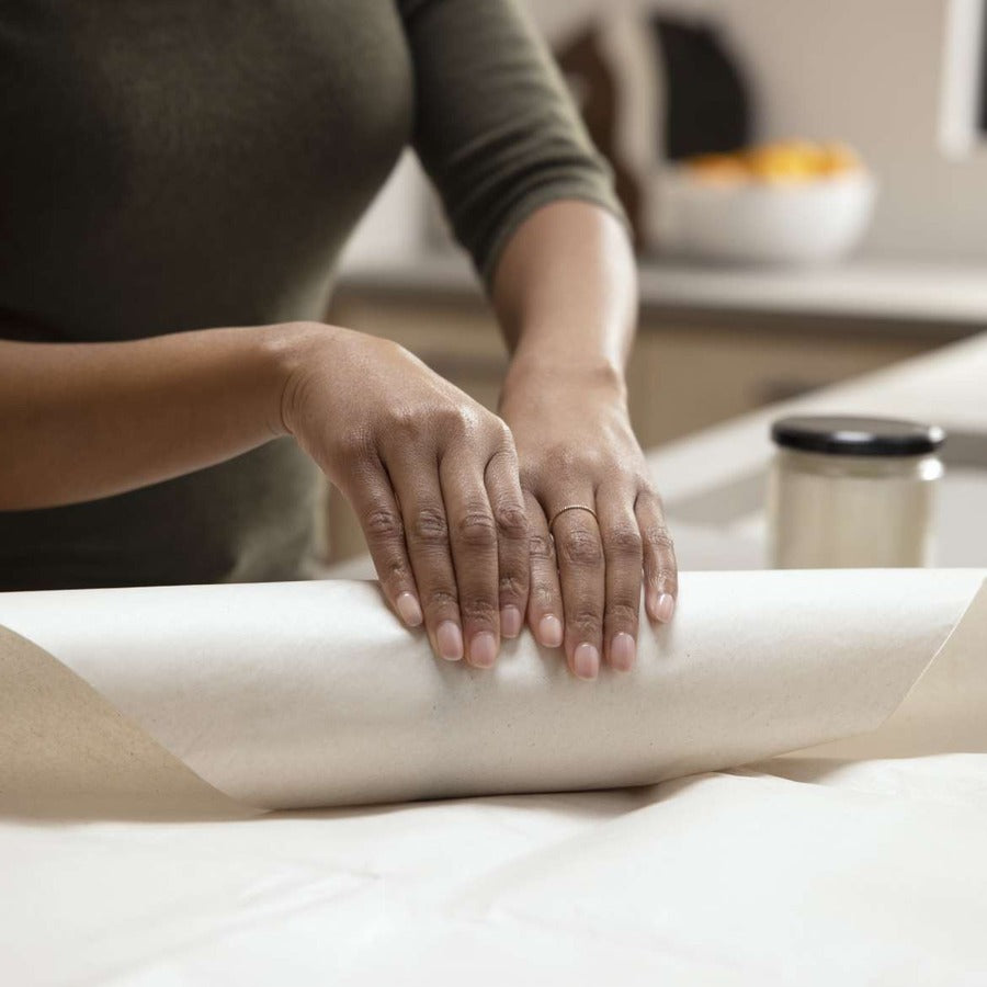 Duck Brand Flourish Recycled Packing Paper - 24" Width x 24" Length - Dust-free, Non-adhesive - Brown - 6 / Pack