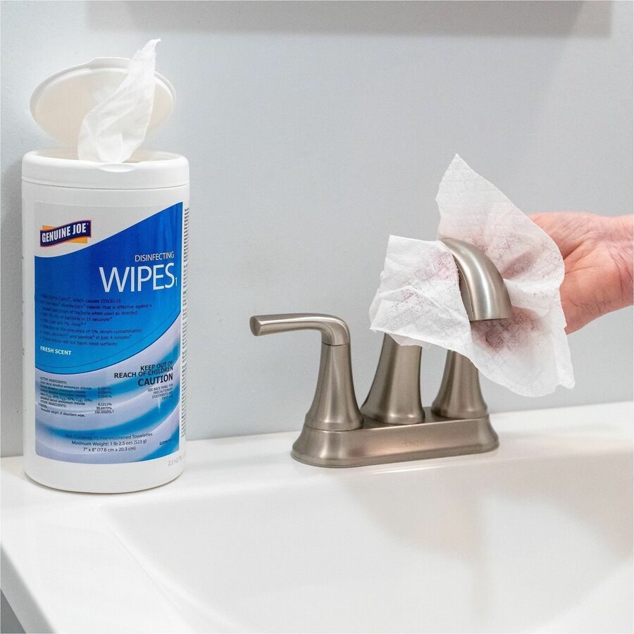 Genuine Joe Disinfecting Wipes - Alternate-Image3