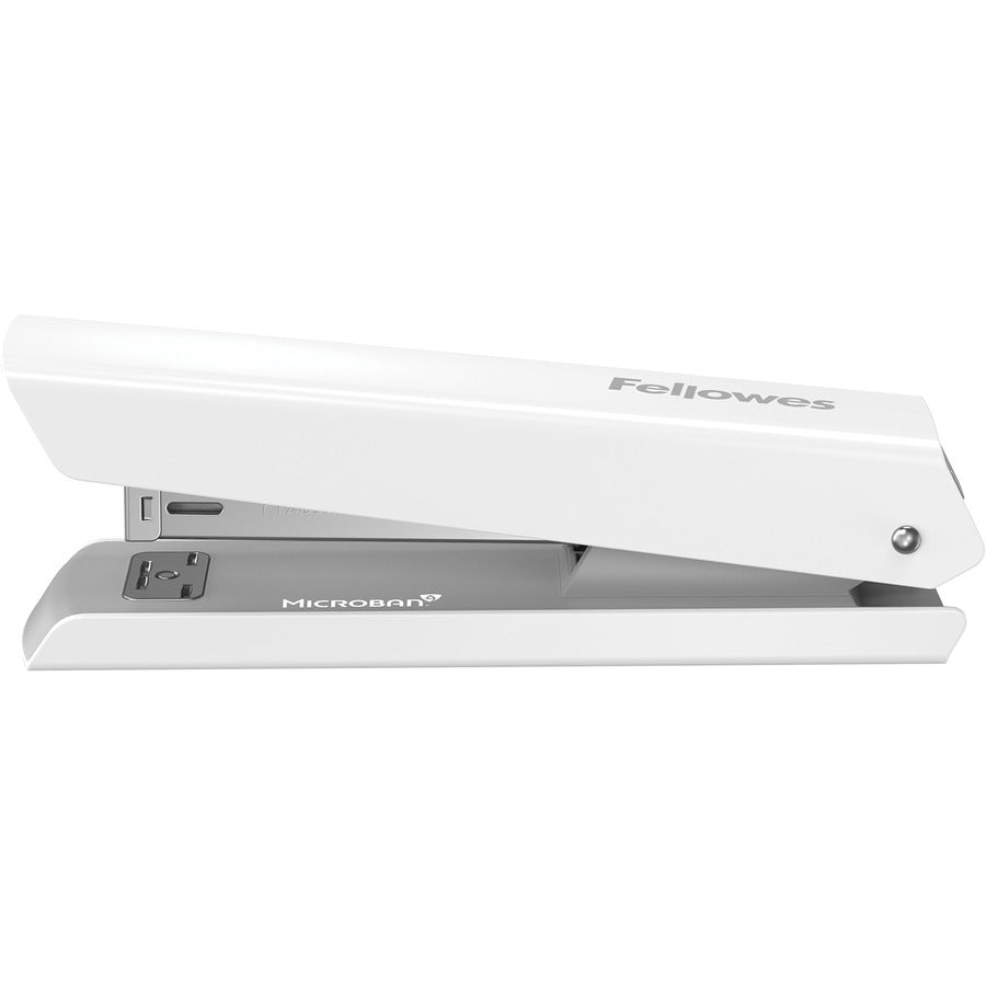 Fellowes LX820 Classic Office/Desktop Stapler - Holds Upto 210 Staple - Full Strip - White - 1 Each