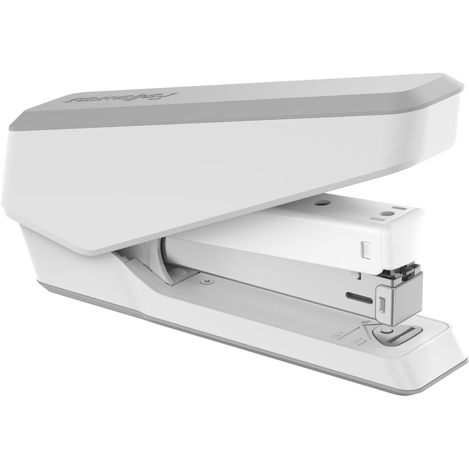 Fellowes LX850 Full Strip EasyPress Stapler - White - Holds Upto 210 Staple - Full Strip - White - 1 Each