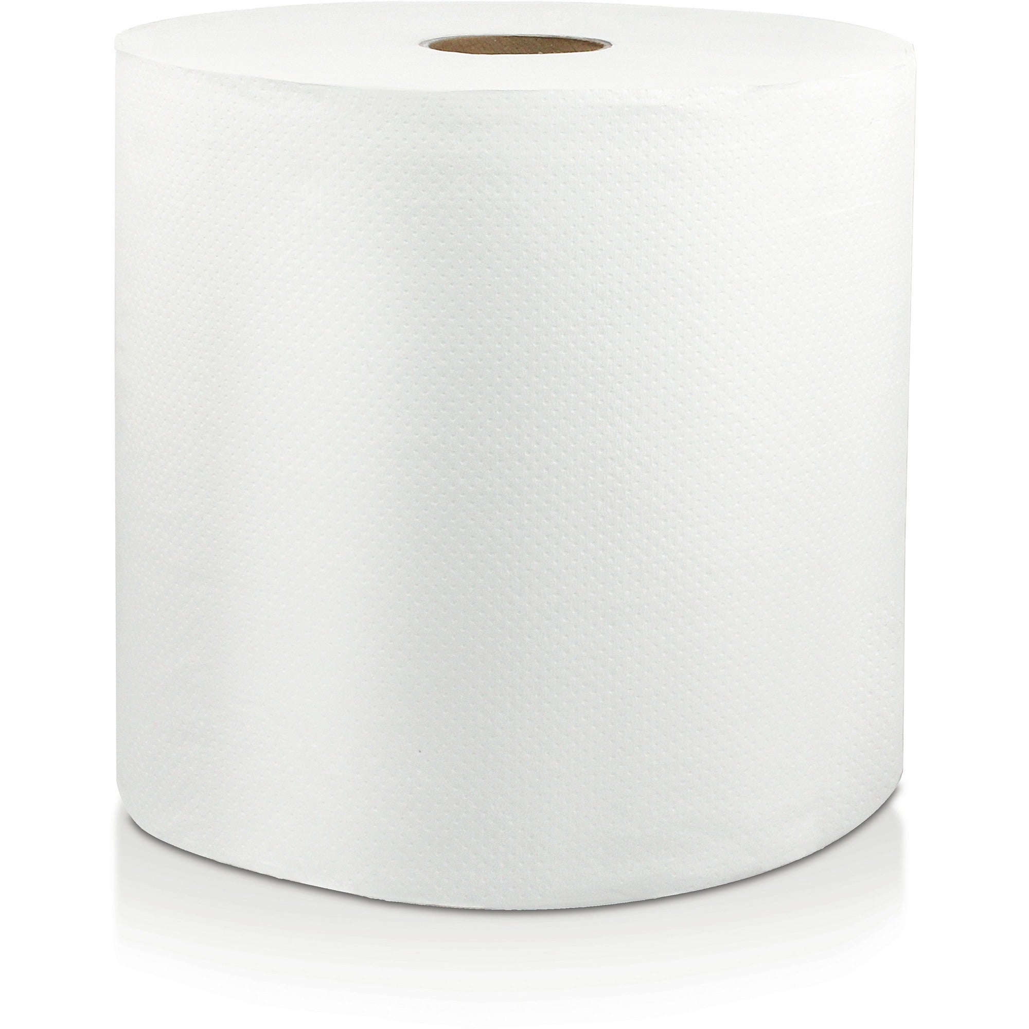 Livi VPG Select Hard Wound Towel - 1 Ply - 8" Width x 600 ft Length - 1 13/16" Core - White - Fiber - 6 / Carton