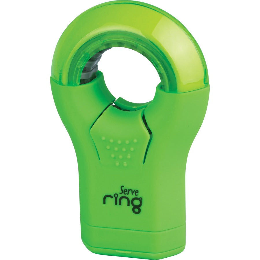 Serve Ring Eraser & Sharpener - Plastic - Multicolor - 1 Each