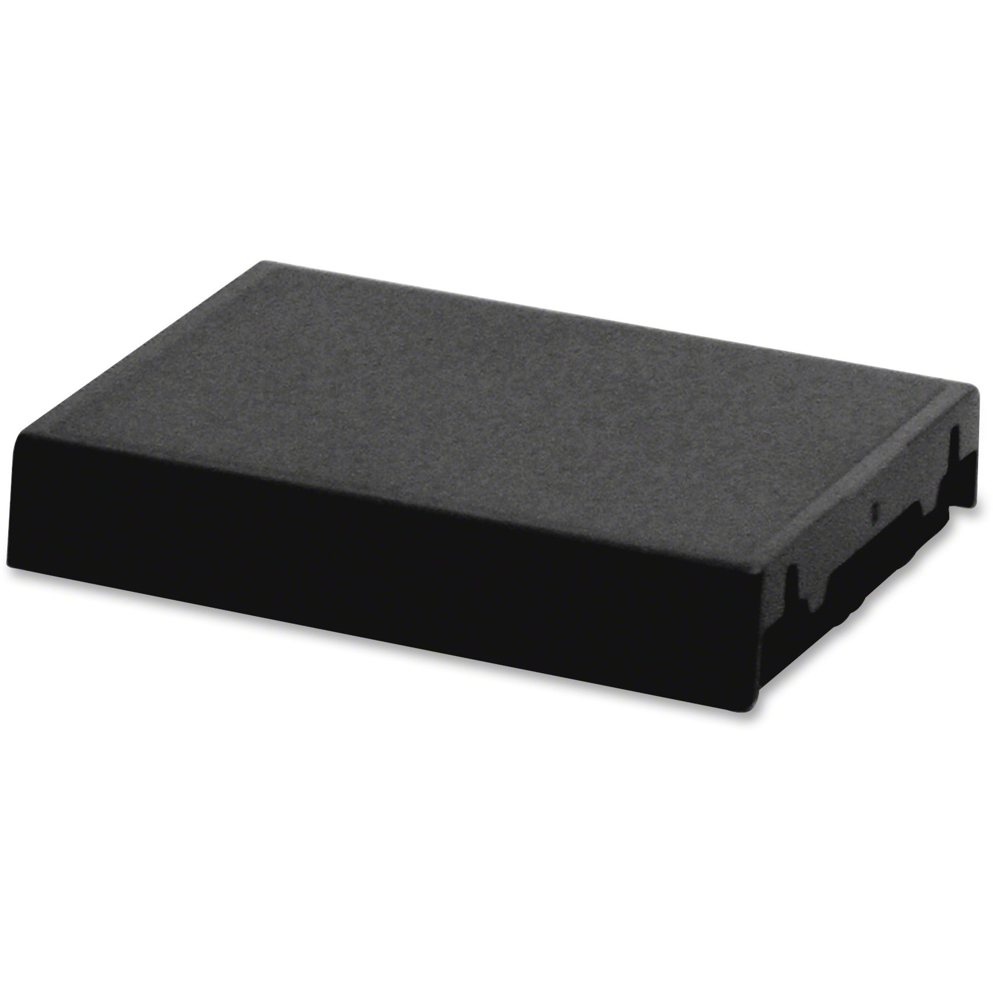 Printy 5-In-1 Date Stamp Replacement Pad - Black, Red Ink - Plastic - 1 Each