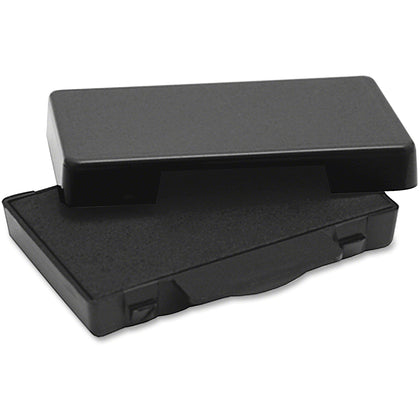Trodat Replacement Ink Pad - 0.6" Height x 2.5" Width - Black - Plastic - 1 Each
