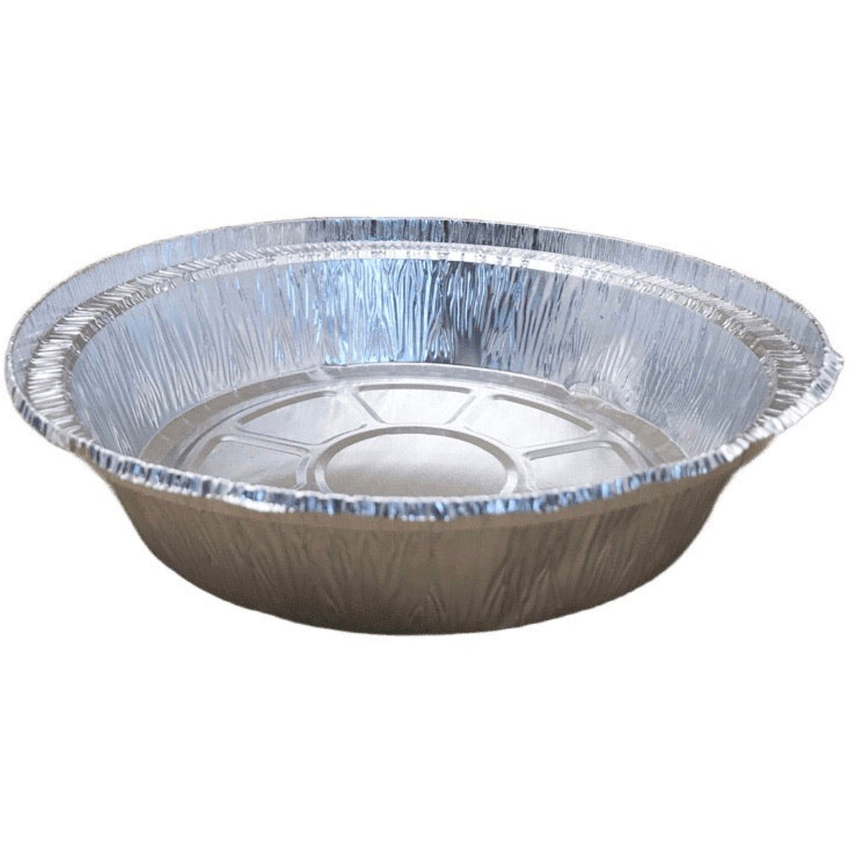 SEPG Banyan Aluminum Foil 7" Round Pans - Serving, Food, Transporting, Storing - 7" Diameter - Silver - Aluminum Body - Round - 500 / Carton
