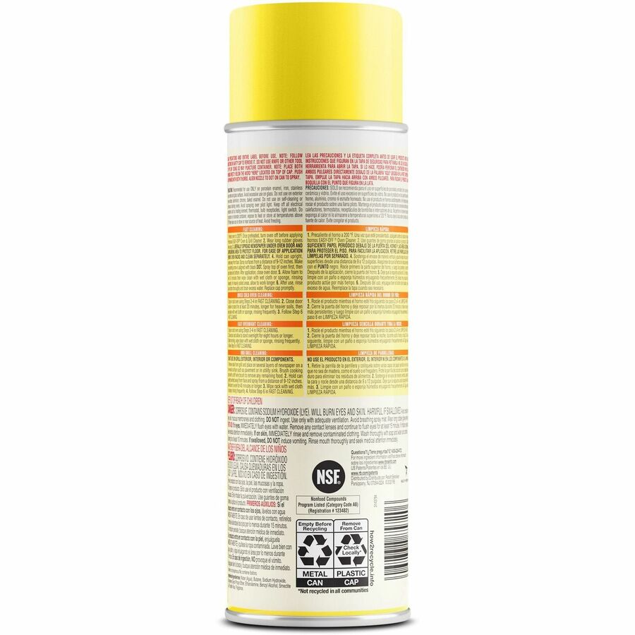 Professional Easy-Off Heavy Duty Oven & Grill Cleaner - Rear