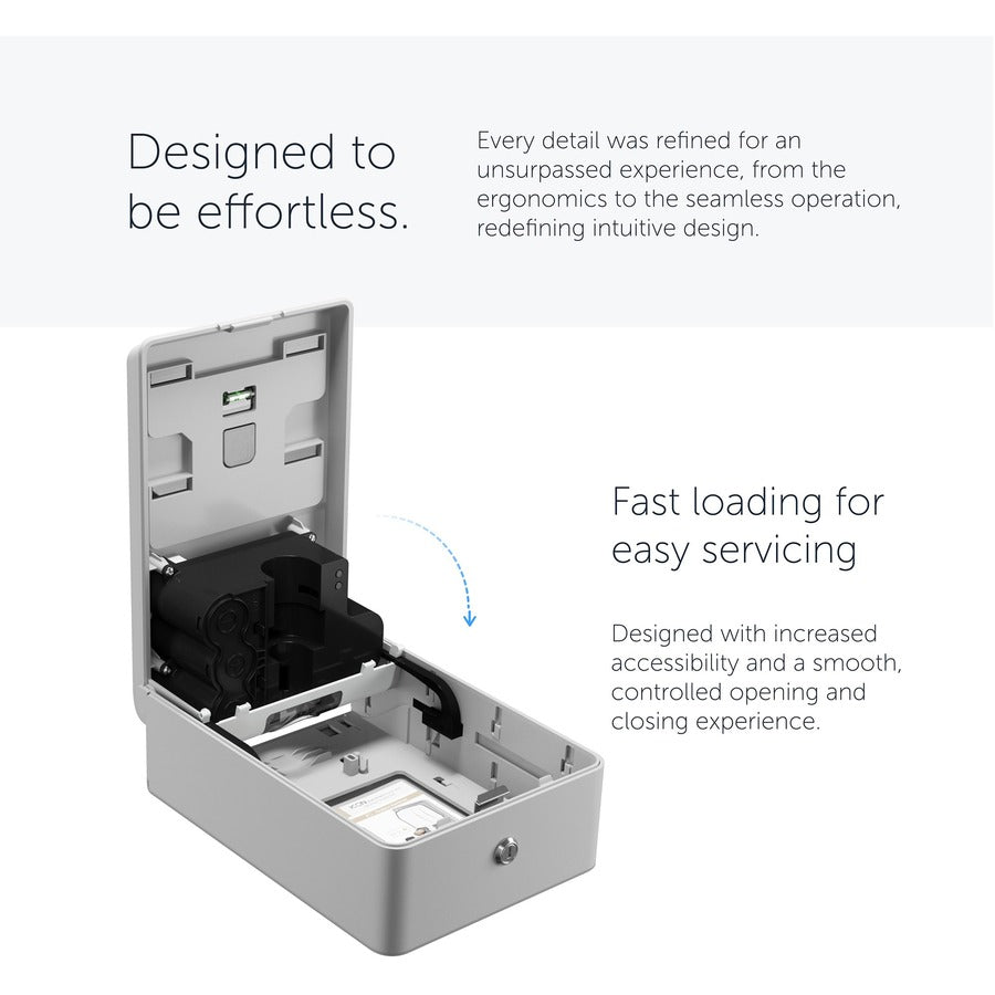 Kimberly-Clark Professional ICON Electronic Skin Care Dispenser - Automatic - Touch-free, Hygienic, Refillable, Key Lock, Push Button, Locking Mechanism - White Mosaic - 1 Each