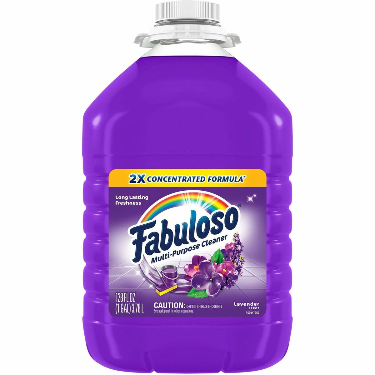 Fabuloso All-Purpose Cleaner - 128 fl oz (4 quart) - Lavender Scent - Rinse-free, Residue-free, Long Lasting - Purple - 1 Each