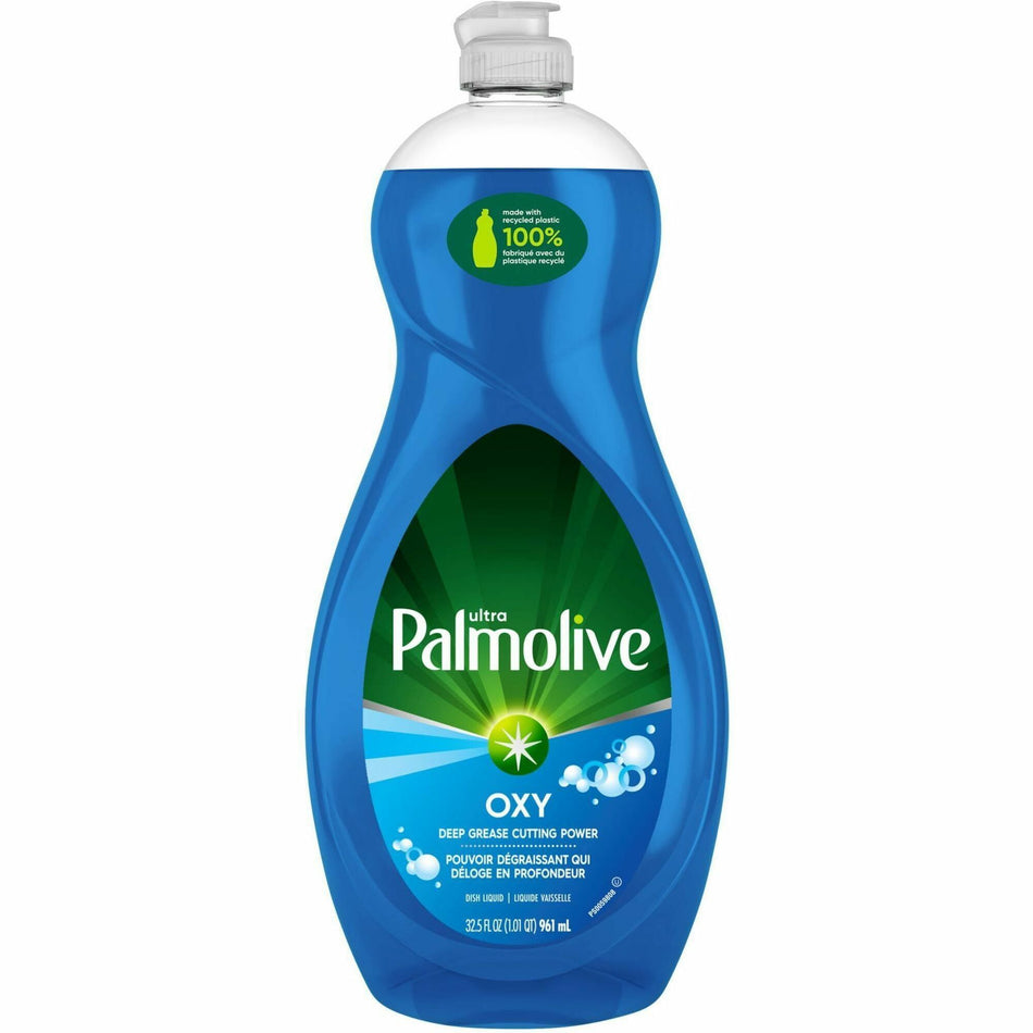 Palmolive Ultra Dish Soap Oxy Degreaser - Concentrate - 32.5 fl oz (1 quart) - Residue-free, Soft, Biodegradable, Phosphate-free, Paraben-free, Eco-friendly - Multi - 1 Each