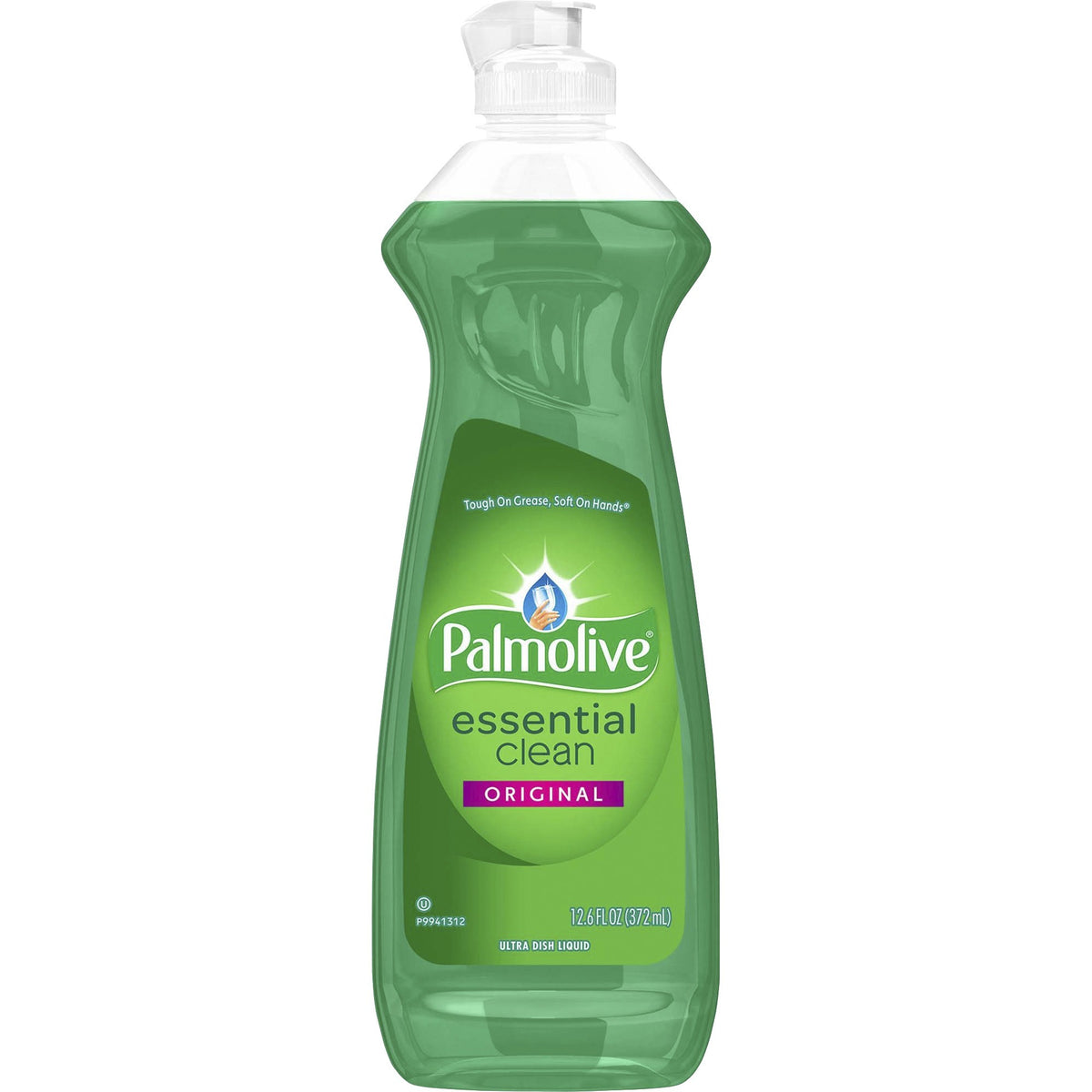 Palmolive Essential Clean Dish Liquid - 12.6 fl oz (0.4 quart) - Phosphate-free, pH Balanced, Long Lasting - Green - 1 Each