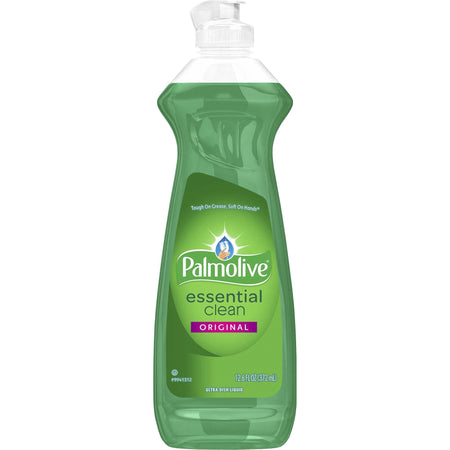 Palmolive Essential Clean Dish Liquid - 12.6 fl oz (0.4 quart) - Phosphate-free, pH Balanced, Long Lasting - Green - 1 Each