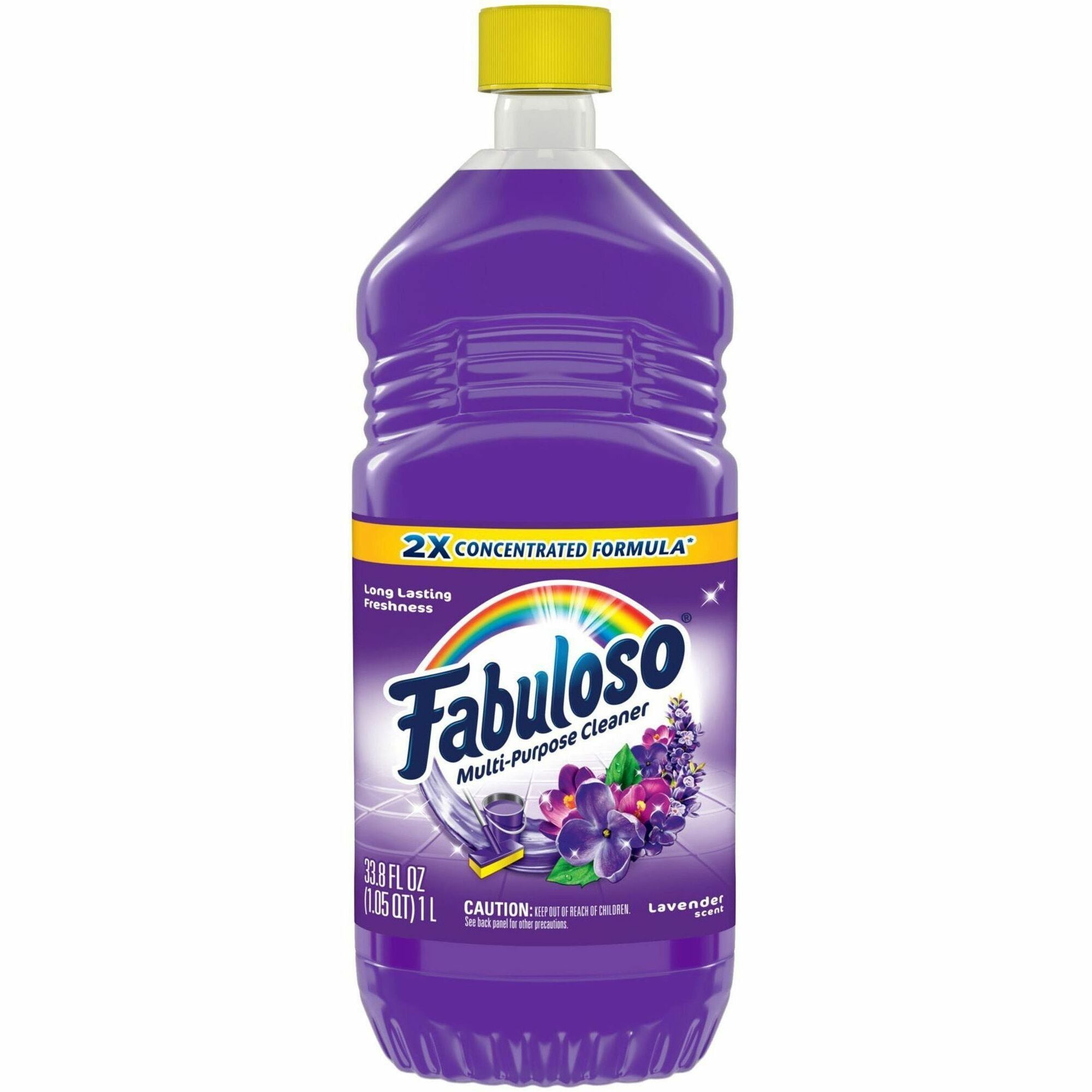 Fabuloso All-Purpose Cleaner - 33.8 fl oz (1.1 quart) - Lavender Scent - Rinse-free, Residue-free, Long Lasting - Lavender - 1 Each