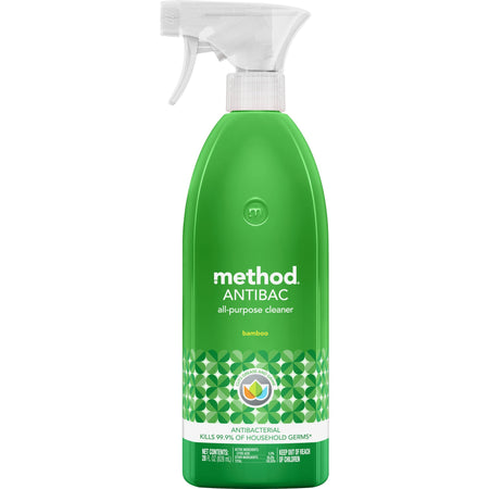 Method Antibac All-purpose Cleaner - 28 fl oz (0.9 quart) - Bamboo Scent - Antibacterial - Green - 1 Each