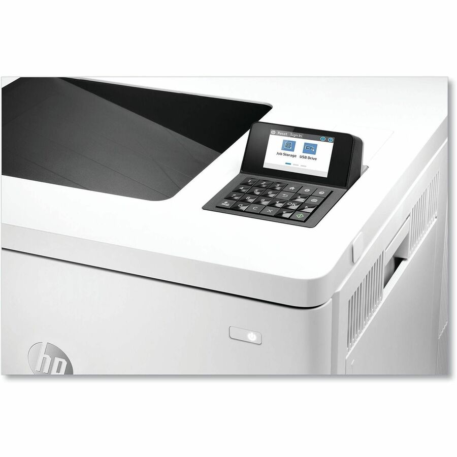 HP LaserJet Enterprise M554 M554dn Desktop Laser Printer - Color - Top