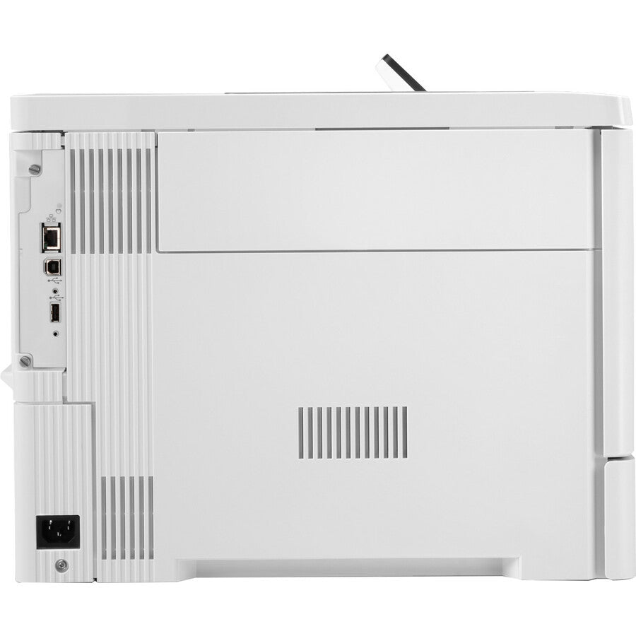 HP LaserJet Enterprise M554 M554dn Desktop Laser Printer - Color - Rear