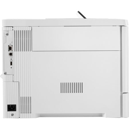 HP LaserJet Enterprise M554 M554dn Desktop Laser Printer - Color - Rear
