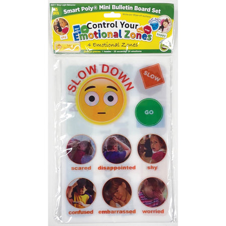 Ashley Smart Poly Stop Light Behavior Set - Skill Learning Tool - Bulletin Board Sets & Trim