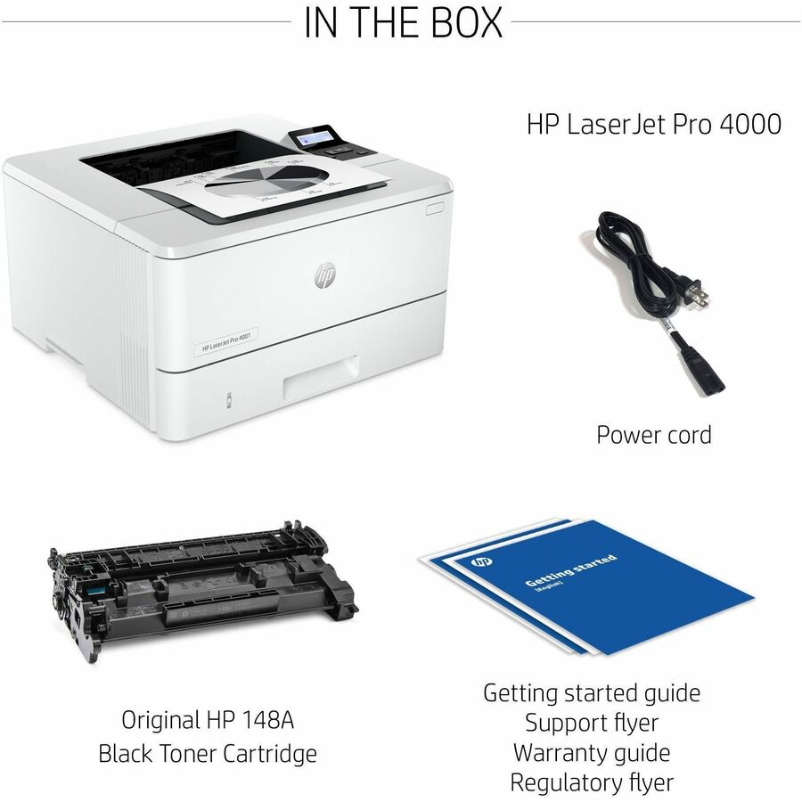 HP LaserJet Pro 4001dn Desktop Laser Printer - Monochrome - Alternate-Image23