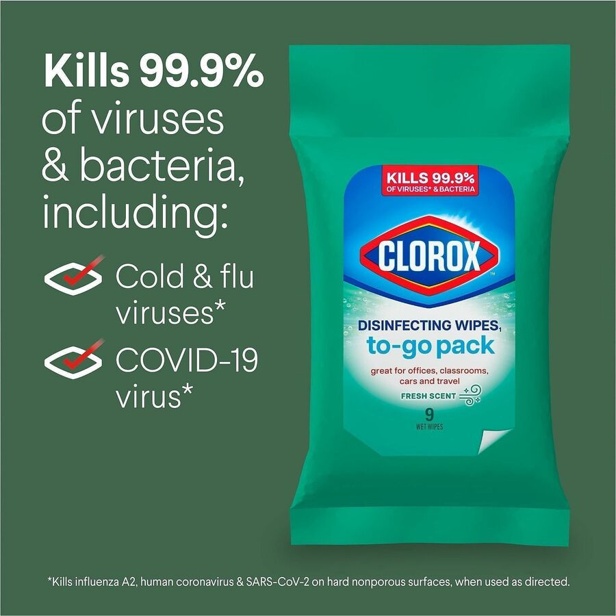 Clorox Bleach-Free Disinfecting WipesTo-Go Pack - Alternate-Image7