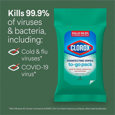 Clorox Bleach-Free Disinfecting WipesTo-Go Pack - Alternate-Image7
