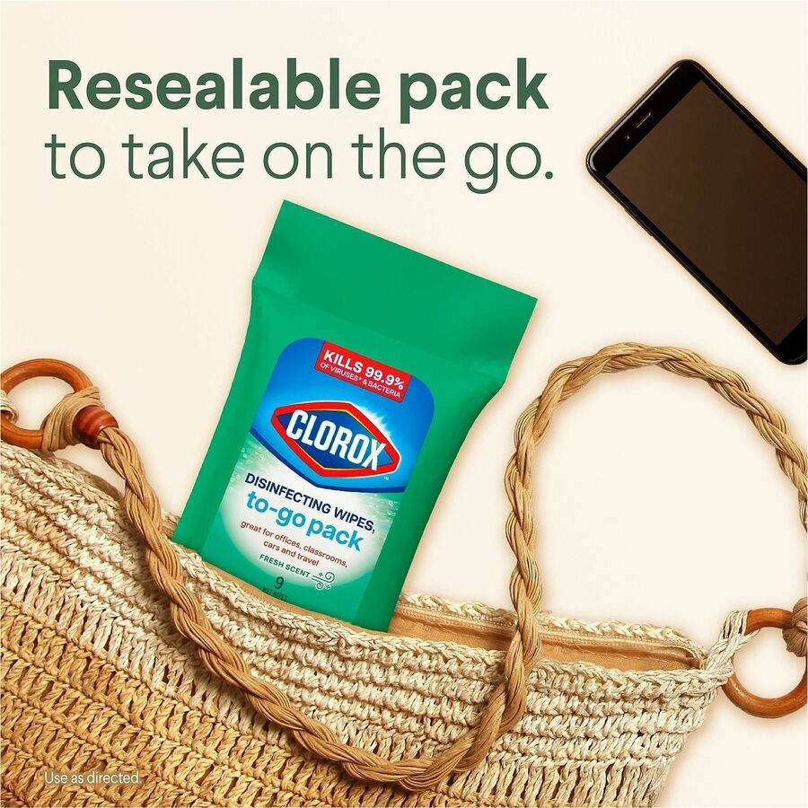 Clorox Bleach-Free Disinfecting WipesTo-Go Pack - Alternate-Image5
