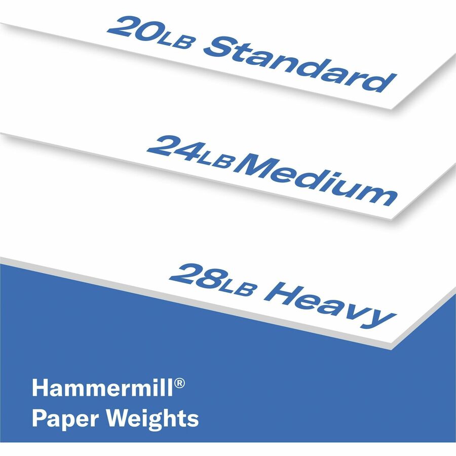 PALLET Hammermill Copy Plus Paper - White - 92 Brightness - Ledger/Tabloid - 11" x 17" - 20 lb Basis Weight - Acid-free, Quick Drying - White - 500 Sheets per Ream - 500 Sheets/Ream - 200 / Pallet