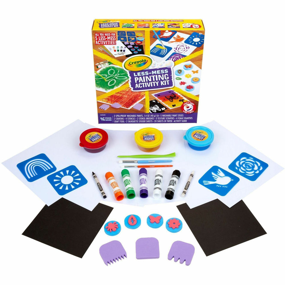 Crayola Less Mess Paint Set - Paint, Art - 1 Kit